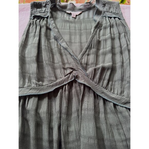 Lucky Brand Women's Sleeveless Babydoll Surplice Fairy Blouse Size XS‎ Boho - Picture 10 of 14